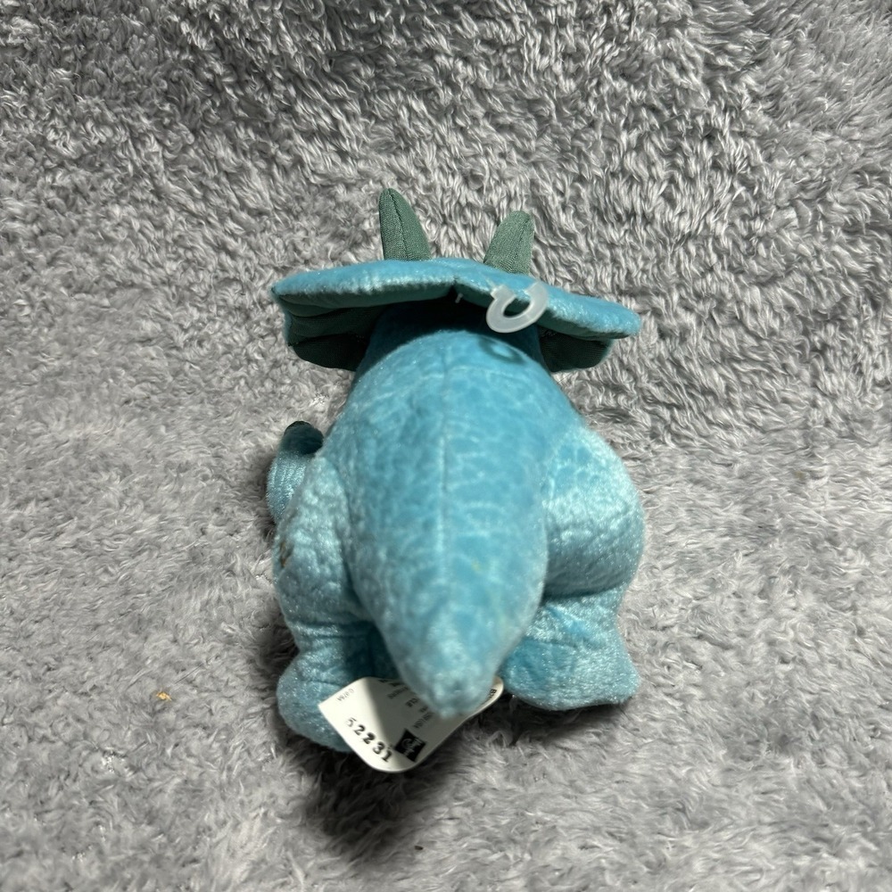 Hasbro Jurassic Park Dinosaur Plush Blue Triceratops 7" Stuffed Animal Toy - Picture 2 of 6